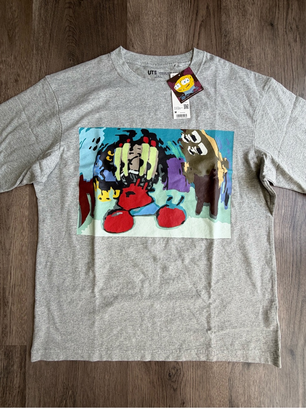 Uniqlo x CPFM Sponge Bob Gray Tee Sz.M